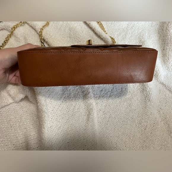 NWT I Medici Firenze Italian‎ Leather Quilted Purse in Rich Chocolate - Picture 7 of 14